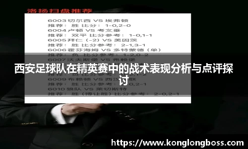 西安足球队在精英赛中的战术表现分析与点评探讨